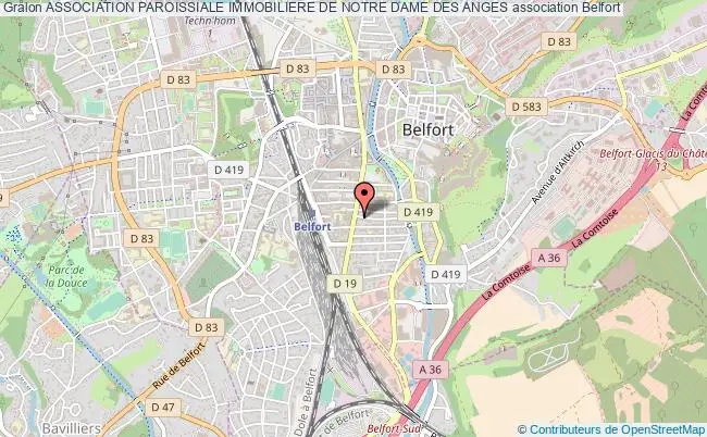plan association Association Paroissiale Immobiliere De Notre Dame Des Anges Belfort