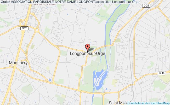 plan association Association Paroissiale Notre Dame Longpont Longpont-sur-Orge