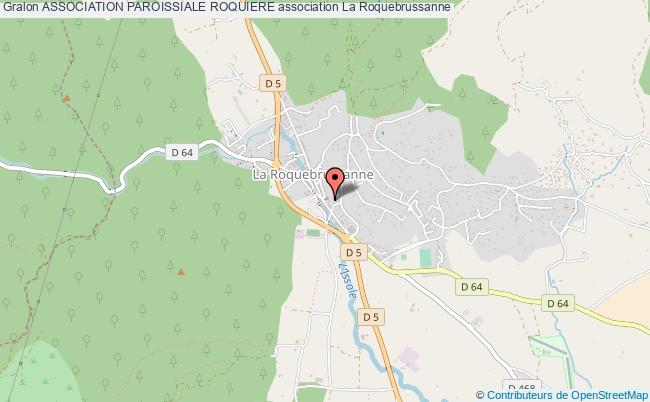 plan association Association Paroissiale Roquiere La    Roquebrussanne