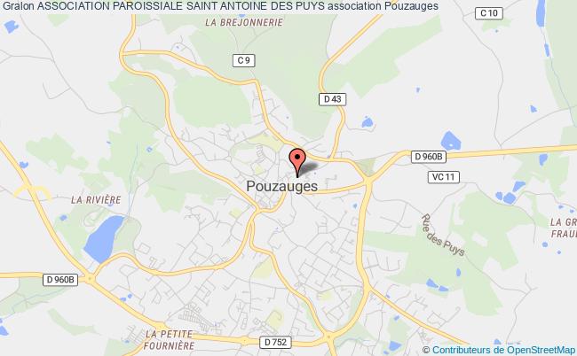 plan association Association Paroissiale Saint Antoine Des Puys Pouzauges
