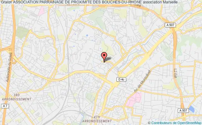plan association Association Parrainage De Proximite Des Bouches-du-rhone Marseille