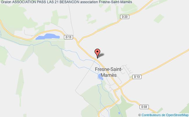plan association Association Pass Las 21 Besancon Fresne-Saint-Mamès