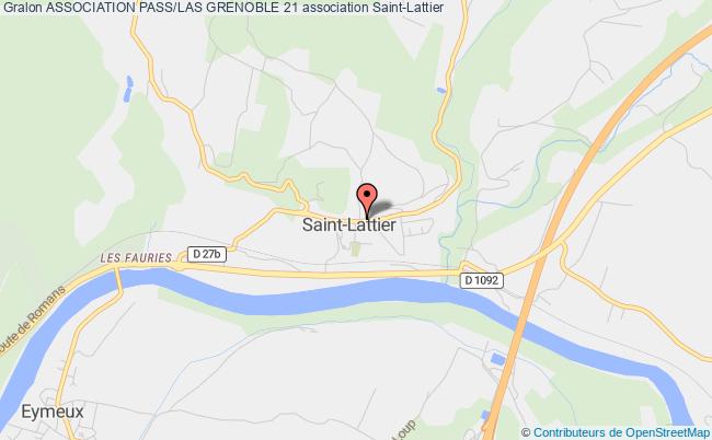 plan association Association Pass/las Grenoble 21 Saint-Lattier