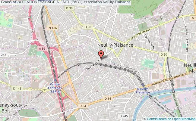 plan association Association Passage A L'act (pact) Neuilly-Plaisance