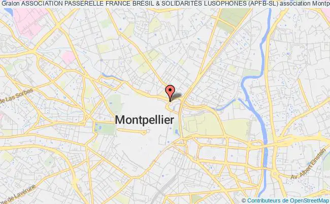 plan association Association Passerelle France BrÉsil & SolidaritÉs Lusophones (apfb-sl) Montpellier
