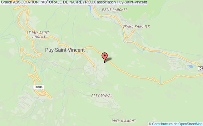plan association Association Pastorale De Narreyroux Puy-Saint-Vincent