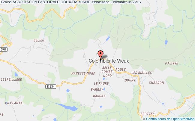 plan association Association Pastorale Doux-daronne Colombier-le-Vieux