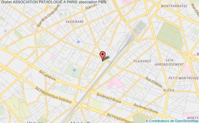 plan association Association Pathologie A Paris Paris