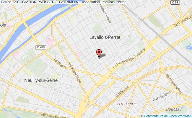plan association Association Patisserie Patrimoine Levallois-Perret