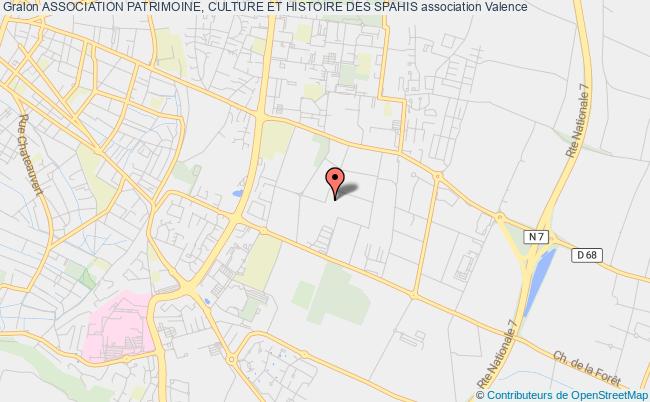 plan association Association Patrimoine, Culture Et Histoire Des Spahis Valence