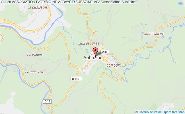 ASSOCIATION PATRIMOINE ABBAYE D'AUBAZINE-APAA