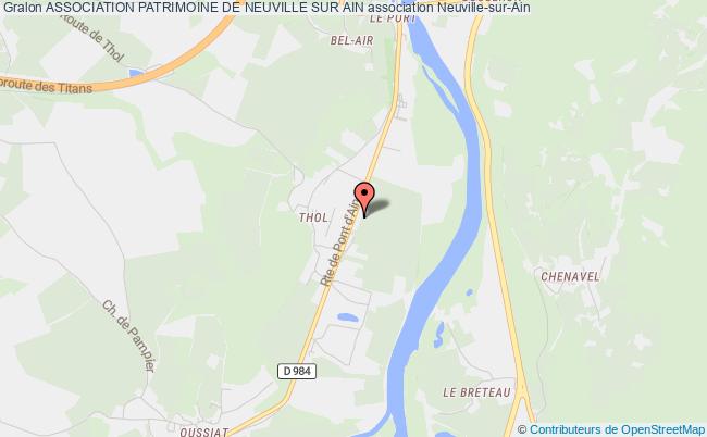 plan association Association Patrimoine De Neuville Sur Ain Neuville-sur-Ain