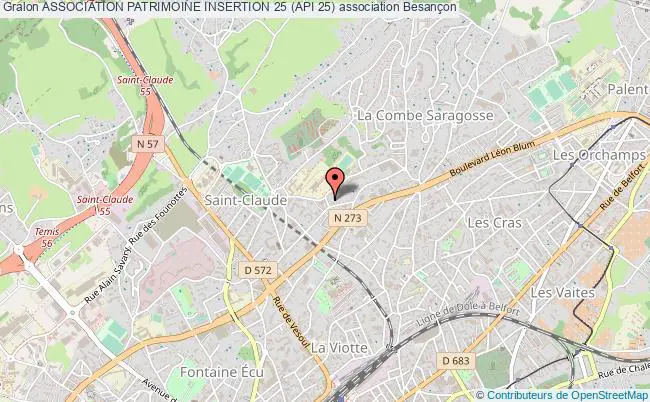 plan association Association Patrimoine Insertion 25 (api 25) Besançon