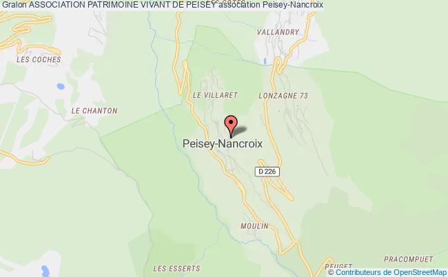 ASSOCIATION PATRIMOINE VIVANT DE PEISEY