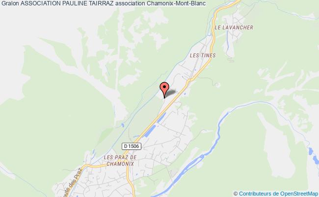 plan association Association Pauline Tairraz Chamonix-Mont-Blanc