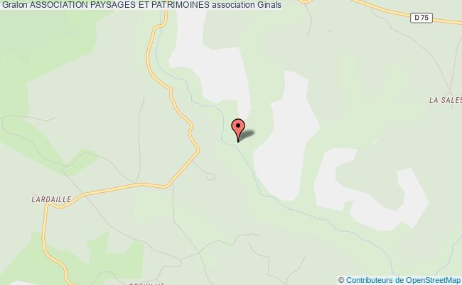 ASSOCIATION PAYSAGES ET PATRIMOINES