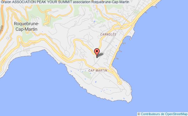 plan association Association Peak Your Summit Roquebrune-Cap-Martin