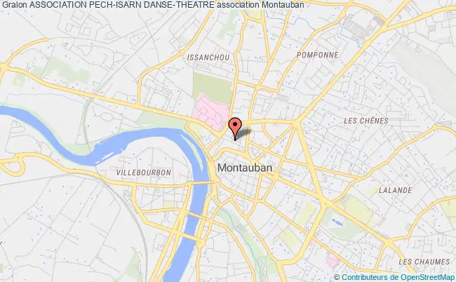 plan association Association Pech-isarn Danse-theatre Montauban