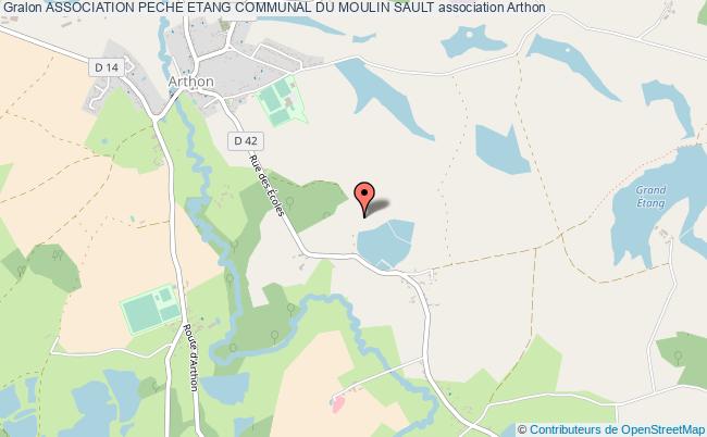 plan association Association Peche Etang Communal Du Moulin Sault Arthon