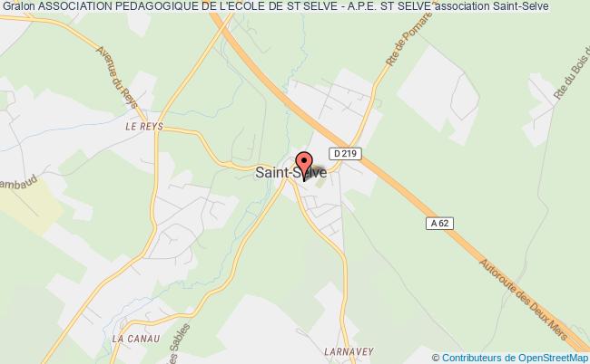 ASSOCIATION PEDAGOGIQUE DE L'ECOLE DE ST SELVE - A.P.E. ST SELVE