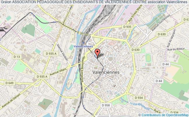 plan association Association Pedagogique Des Enseignants De Valenciennes Centre Valenciennes
