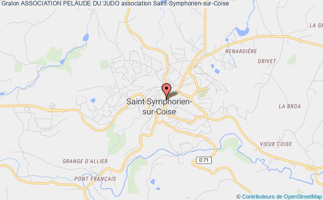 plan association Association Pelaude Du Judo Saint-Symphorien-sur-Coise