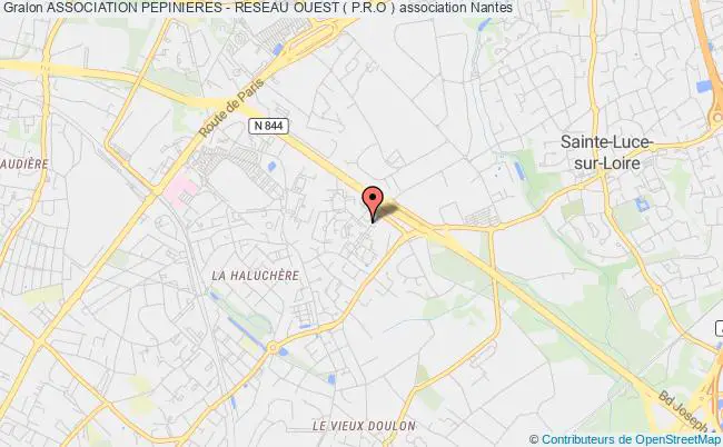 plan association Association Pepinieres - Reseau Ouest ( P.r.o ) Nantes Cedex 3