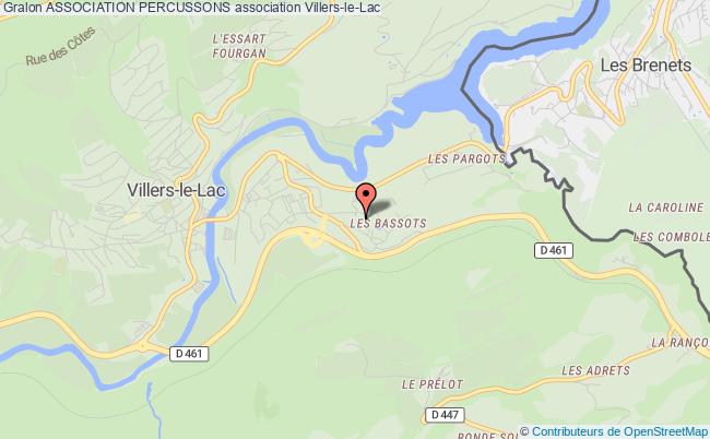 plan association Association Percussons Villers-le-Lac