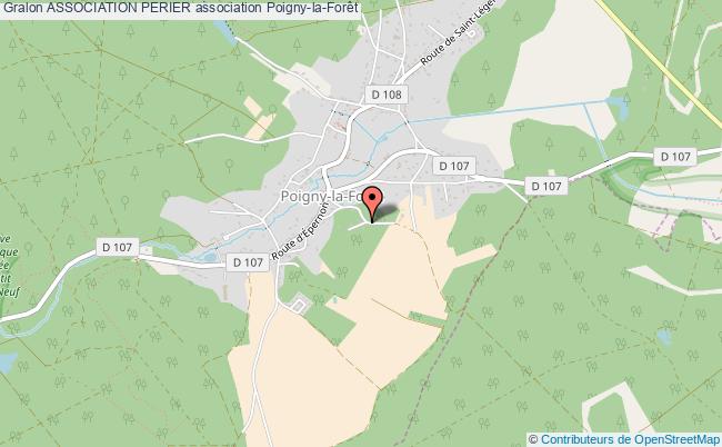 plan association Association Perier Poigny-la-Forêt