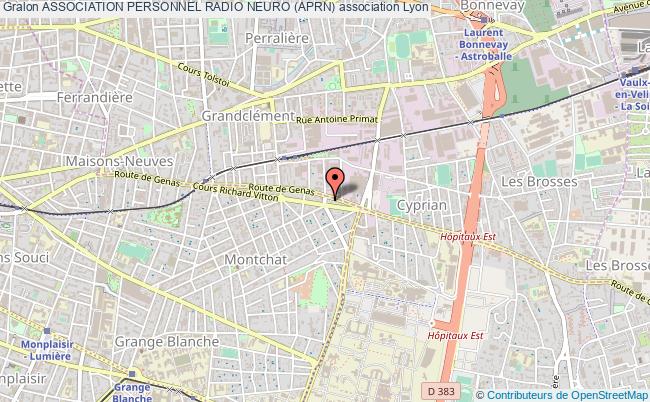 plan association Association Personnel Radio Neuro (aprn) Lyon 3e Arrondissement