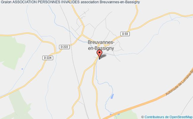 plan association Association Personnes Invalides Breuvannes-en-Bassigny