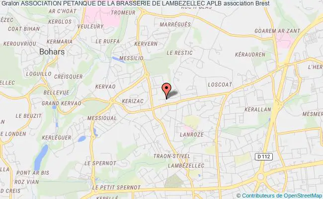 plan association Association Petanque De La Brasserie De Lambezellec Aplb Brest