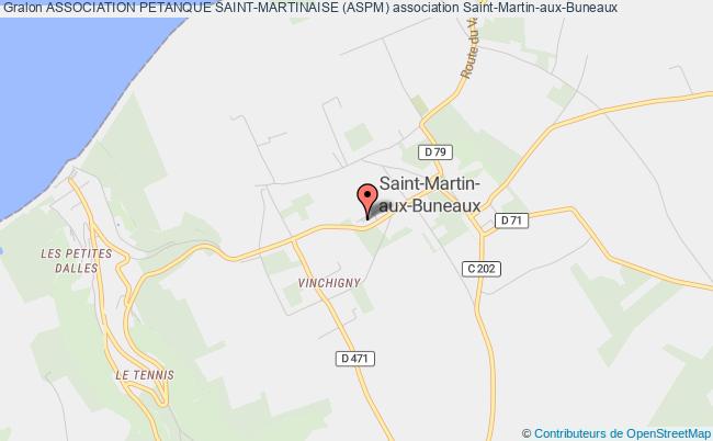 plan association Association Petanque Saint-martinaise (aspm) Saint-Martin-aux-Buneaux