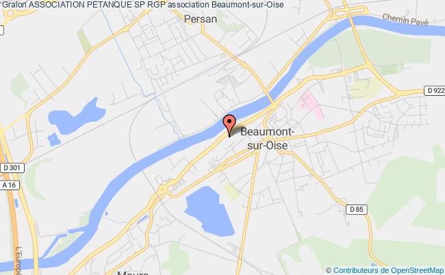plan association Association Petanque Sp Rgp Beaumont-sur-Oise