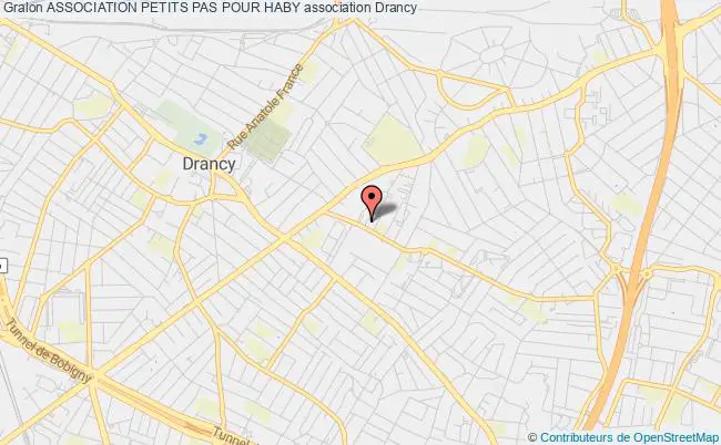 plan association Association Petits Pas Pour Haby Drancy