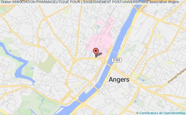 plan association Association Pharmaceutique Pour L'enseignement Post-universitaire Angers