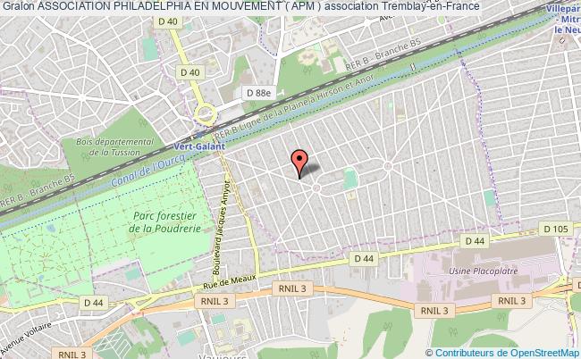 plan association Association Philadelphia En Mouvement ( Apm ) Tremblay-en-France