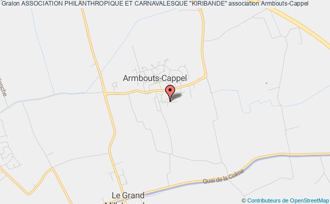 plan association Association Philanthropique Et Carnavalesque "kiribande" Armbouts-Cappel