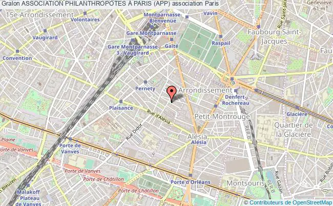 plan association Association Philanthropotes À Paris (app) Paris 14e