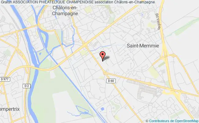 plan association Association Philatelique Champenoise Châlons-en-Champagne