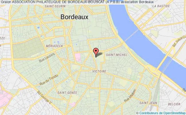 plan association Association Philatelique De Bordeaux-bouscat (a.p.b.b) Bordeaux