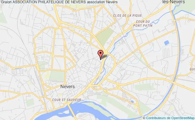 plan association Association Philatelique De Nevers Nevers