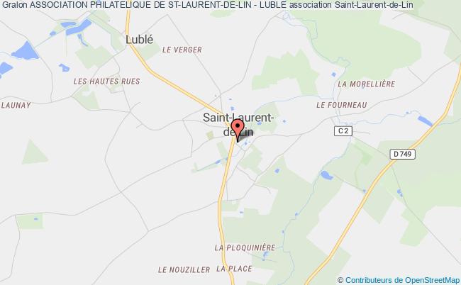 plan association Association Philatelique De St-laurent-de-lin - Luble Saint-Laurent-de-Lin