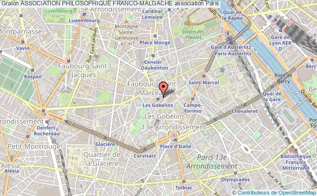 plan association Association Philosophique Franco-malgache Paris