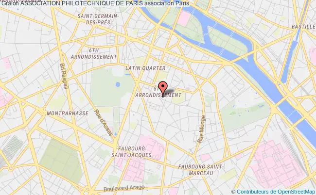 plan association Association Philotechnique De Paris Paris