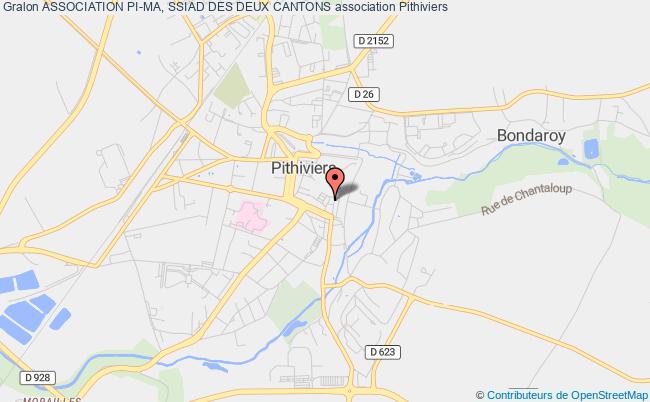 plan association Association Pi-ma, Ssiad Des Deux Cantons Pithiviers