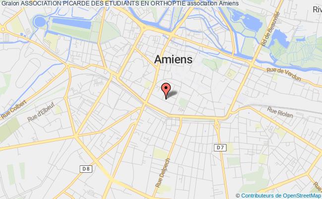 plan association Association Picarde Des Etudiants En Orthoptie Amiens