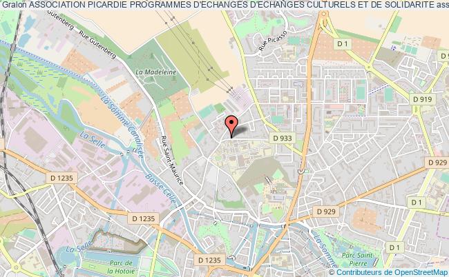 plan association Association Picardie Programmes D'echanges D'echanges Culturels Et De Solidarite Amiens