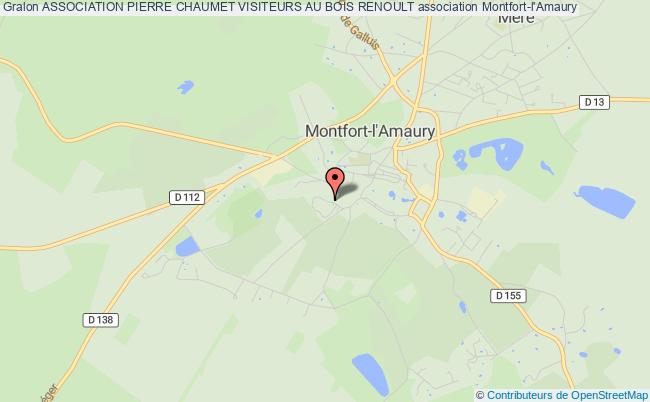 plan association Association Pierre Chaumet Visiteurs Au Bois Renoult Montfort-l'Amaury