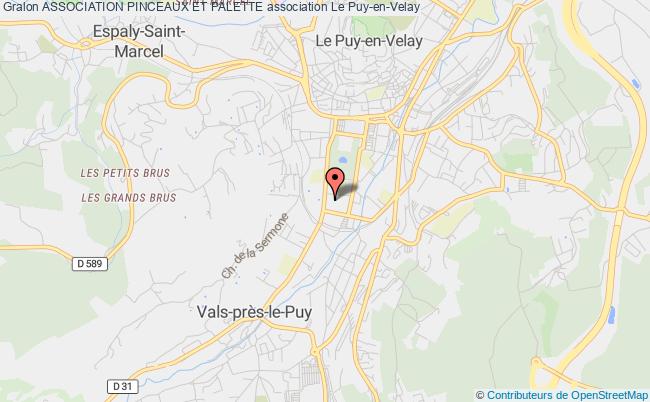 plan association Association Pinceaux Et Palette Le Puy-en-Velay
